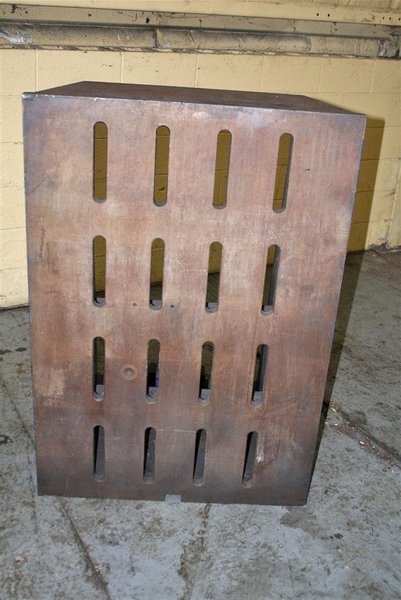 47-3/4" X 33" CAST IRON ANGLE PLATE: STOCK #55459