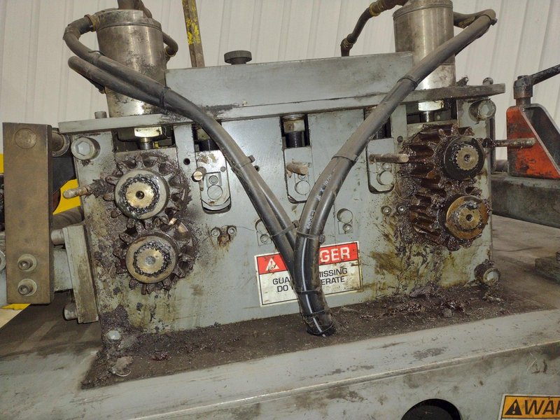 12" X .080" COE MODEL #CPPS-PO-225-12 POWERED COIL STRAIGHTENER: STOCK #21329