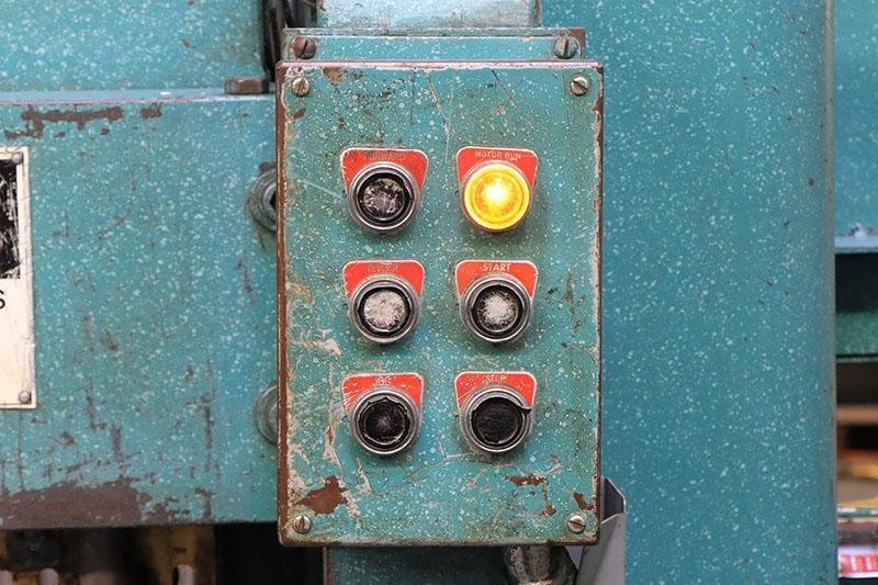 10' x 10 GA WYSONG POWER SQUARING SHEAR, MODEL: 1010-RD