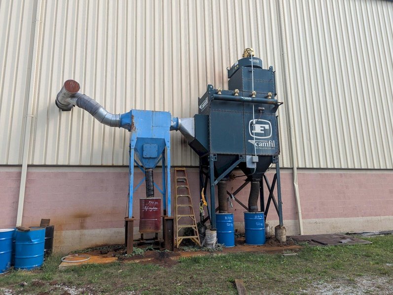 72" /36" WIDE X 16" HIGH PANGBORN MODEL #ES-1821-109 4-WHEEL ROTOBLAST STRUCTURAL STEEL BLAST MACHINE: YOBRO #24788