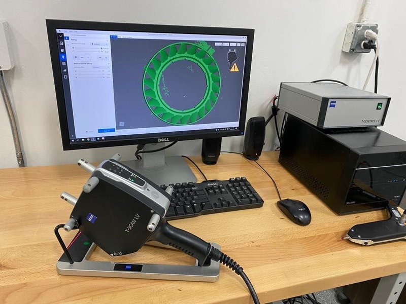 Zeiss T-Scan LV System, 2017 – 3D Laser Scanner w/ Tracking+Probing