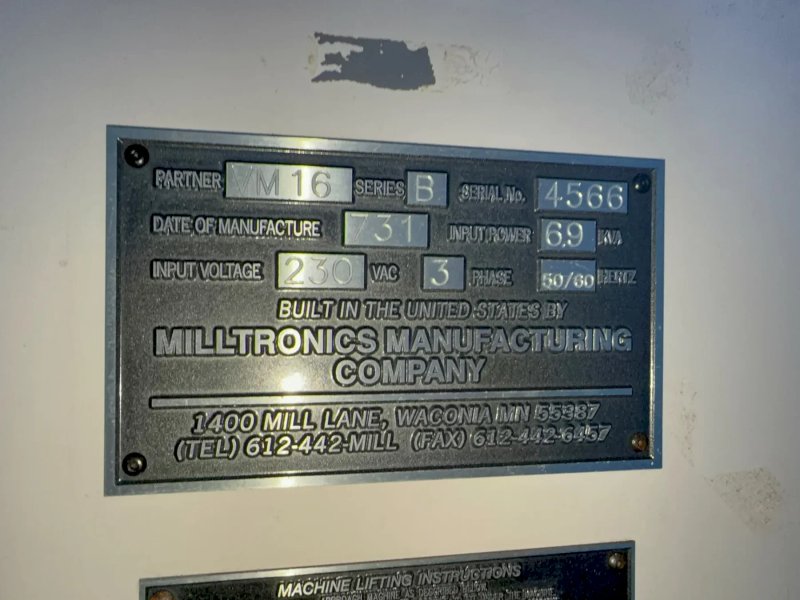 Milltronics 12” X 40” CNC VMC - Vm16