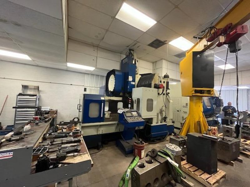 Johnford DMC 1500H Bridge Mill, 2001 – 4th Axis, 1000 psi TSC, Rotary Table Low Hours