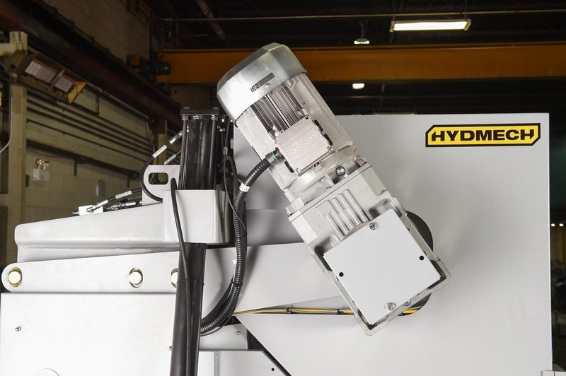 NEW - 30"H x 25"W HYD-MECH V-25 SEMI-AUTOMATIC VERTICAL TILT FRAME BAND SAW