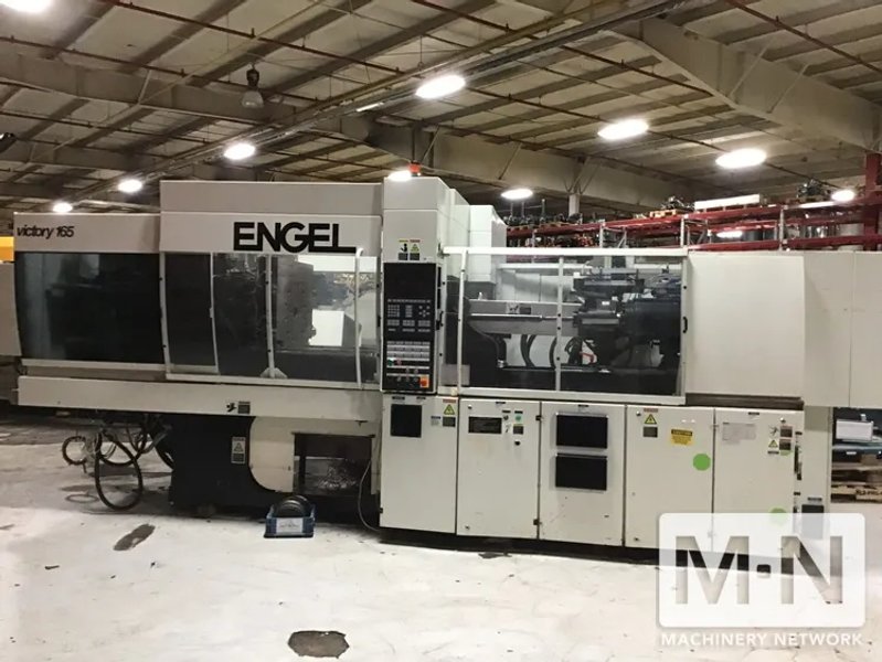 165 TON 8.2 OZ ENGEL MODEL VC650/165 TECH INJECTION MOLDING MACHINE MFG 2008