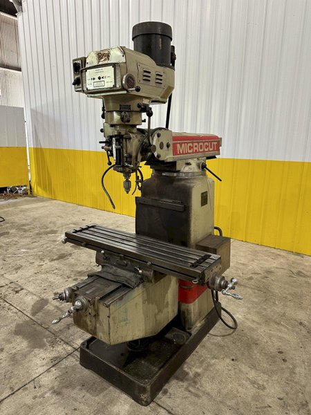 3 HP MICROCUT MODEL #837 VERTICAL MILL W/ VISE: STOCK #20998