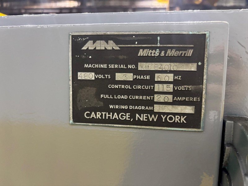 3.5" X 30" MITTS &amp; MERRILL MODEL #6HFR-KS HYDRAULIC KEYSEATER: YOBRO #24173