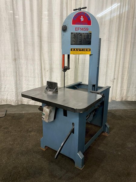 9" X 14-1/2" ROLL-IN SAW MODEL EF 1459 VERTICAL BANDSAW: STOCK #80922