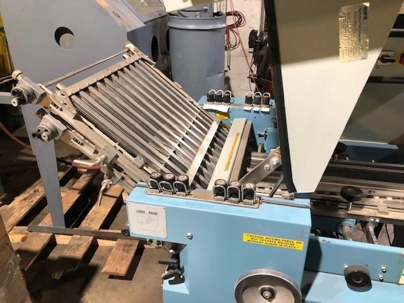 MBO B120-1-20/4 PAPER FOLDING MACHINE WITH RIGHT ANGLE STOCK# 2346