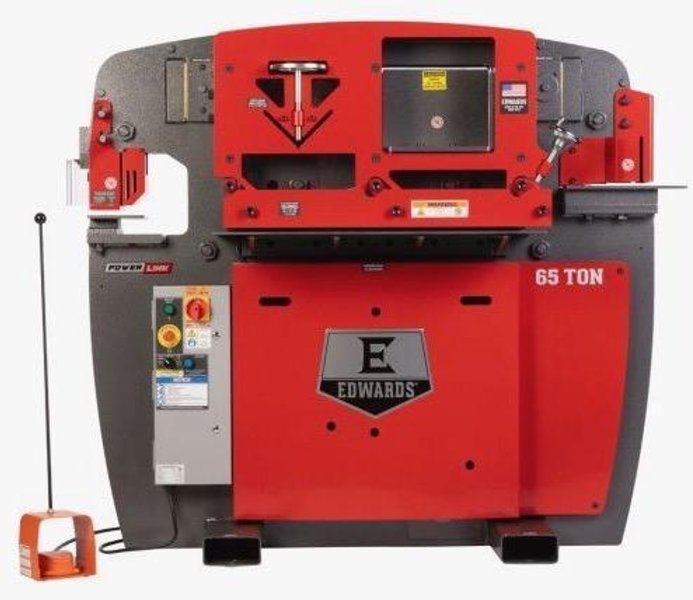 65 Ton New Edwards Ironworker, 2026 – W/ Powerlink System, Brand New Built To Order