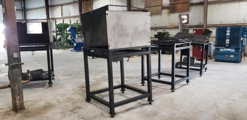 Bowl Stand 46 x 46 x 54 ½ w/enclosure