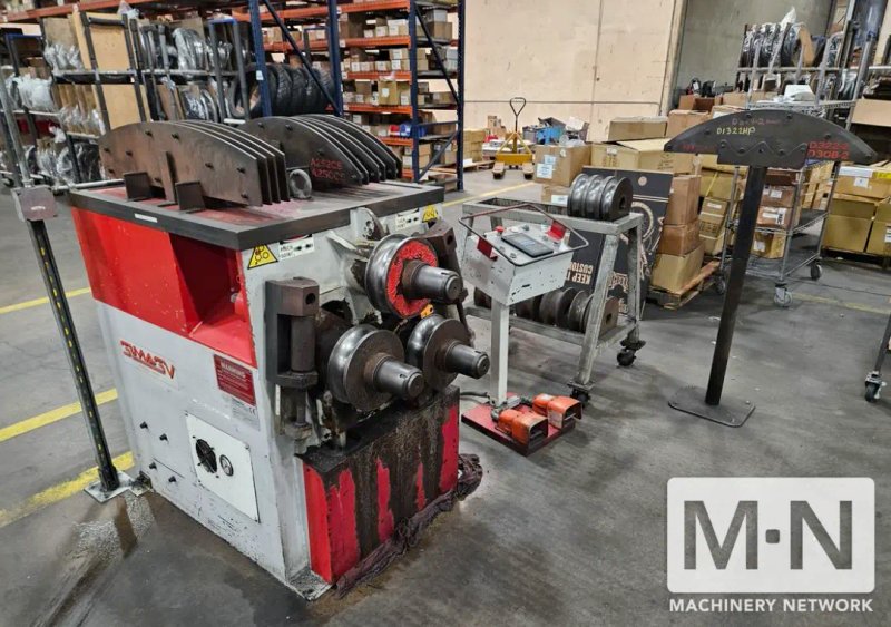 Simasv CH-3380 3" x 3" x 0.31" Hydraulic Angle Bending Roll, 2002
