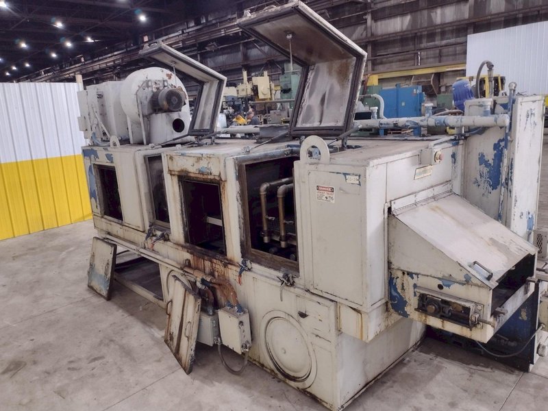 24" X 12" X 3 STAGE RANSOHOFF MODEL SURECLEAN MESH BELT CONVEYOR PARTS WASHER. STOCK # 0237725