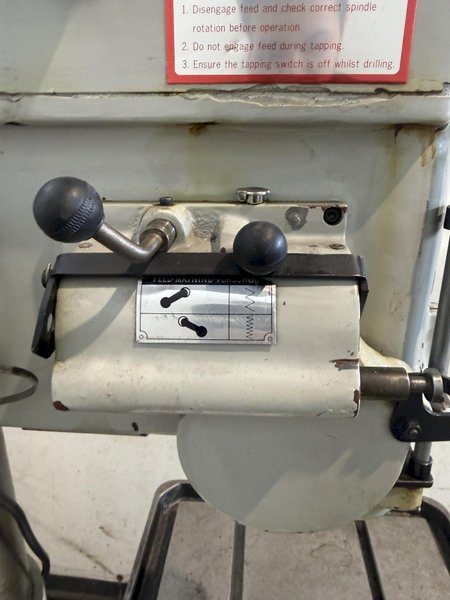 2 HP CYCLEMATIC S24B DRILL PRESS. STOCK # 0430126