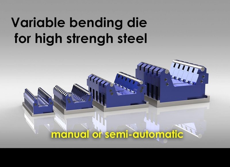 Variable - bending die for high strength steel