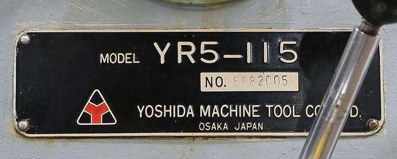 YOSHIDA MODEL YR5-115 RADIAL DRILL, 45" X 12"
