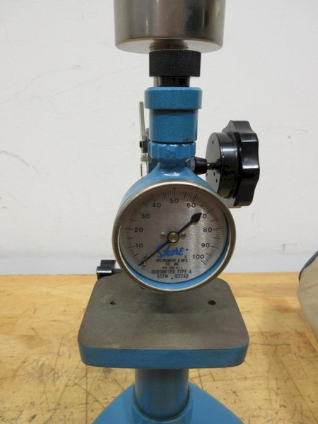 Shore Instrument and Manufacturing Co., Bench Top Durometer Type A, ASTM D2240, Graduations for 0-100 Durometer- Auction Item
