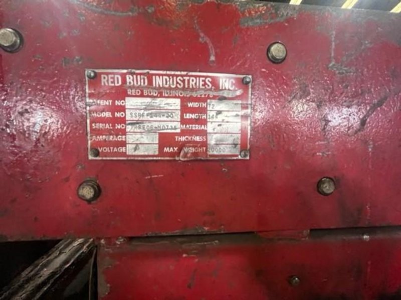 72" X 20,000# RED BUD CTL STACKER EXIT CONVEYORS STOCK#3641
