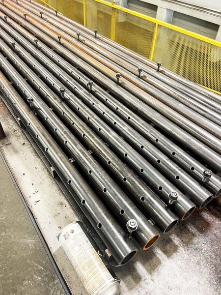 4’ x 26’ multi spindle CNC Gantry Drilling Machine