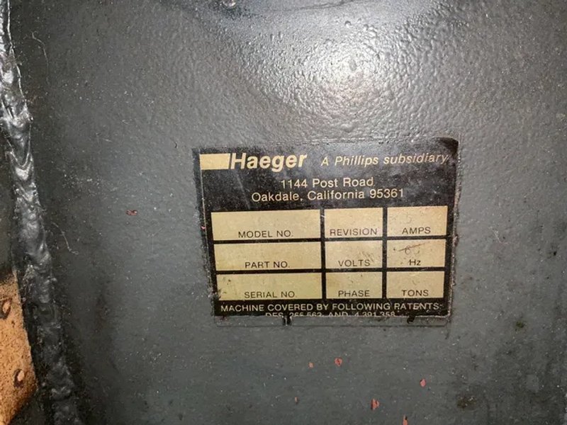 Haeger  17" X 25"  Pin Inserter