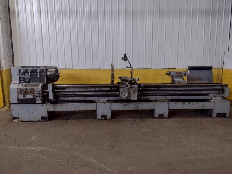 22" X 157" TARNOW MODEL TUJ 50M GAP BED ENGINE LATHE, 3.5" HOLE: STOCK 17547
