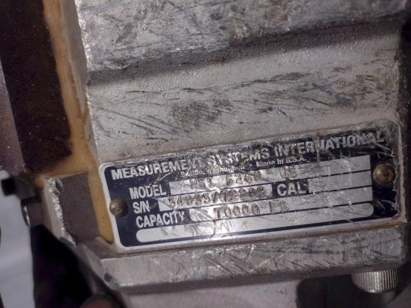 70,000 LBS MSI MODEL #6260CS TRANS-WEIGH WIRELESS CRANE SCALE STOCK# 4400