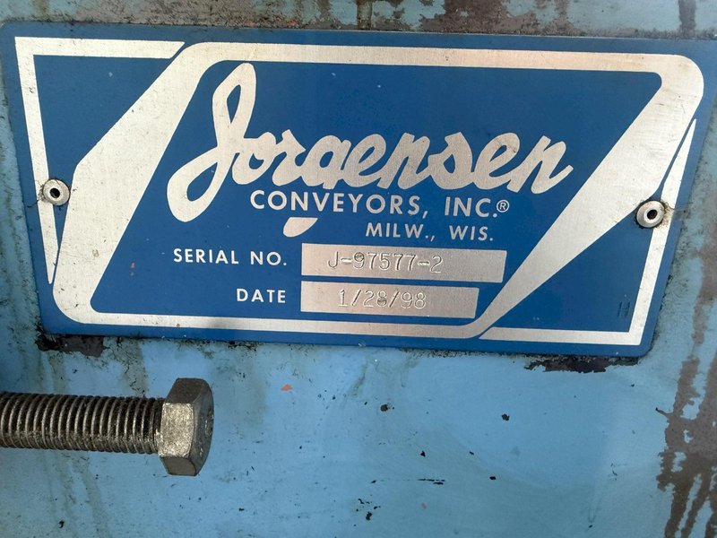 10" JORGENSON CHIP CONVEYOR. STOCK # 0984326