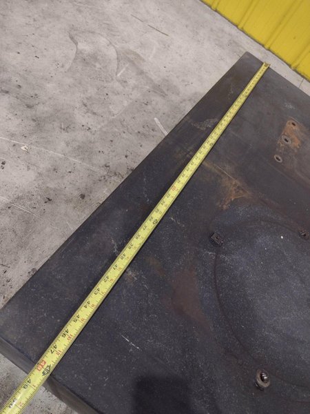 48" X 48" X 8" TIMKEN BEARING GRANITE TABLE: STOCK #22835