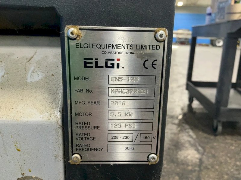 Elgi Equipments Limited 5.5 Kw Screw Air Compressor - En5-125