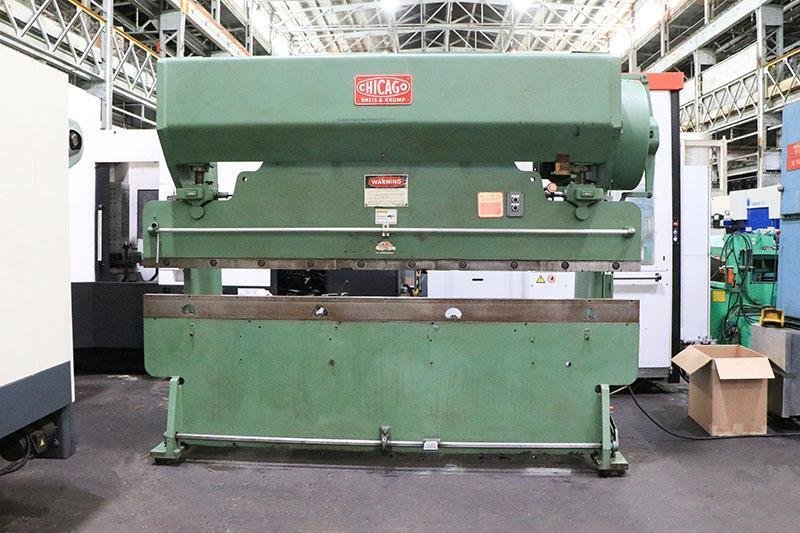 90 Ton x 10 FT. CHICAGO DREIS &amp; KRUMP MECH. PRESS BRAKE MODEL 810-L