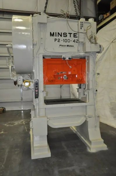 MINSTER 100 TON P2-42 PRESS, STOCK# 13609J