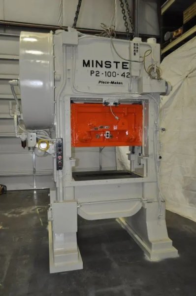 MINSTER 100 TON P2-42 PRESS, STOCK# 13609J