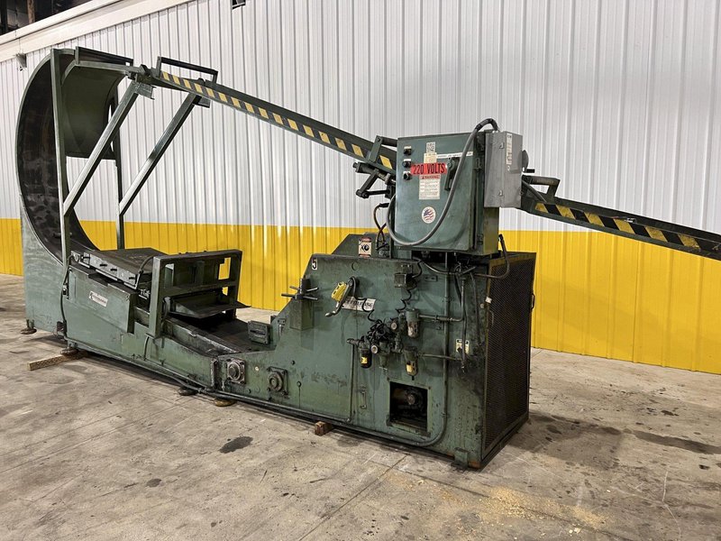 12,000 LB X 18" W X .25" FEED LEASE MODEL #FLCC-1860-P10 REVERSE LOOP COIL CRADLE STRAIGHTENER: STOCK #21163