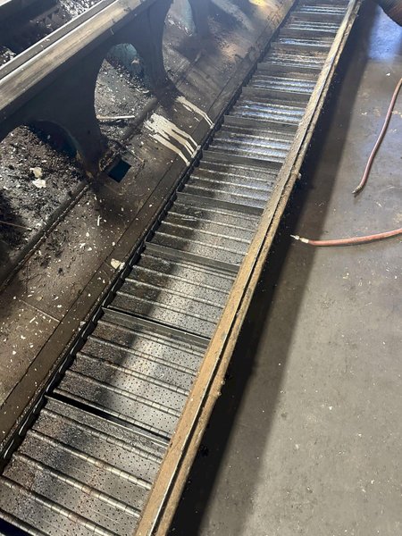 40' X 16" JORGENSON MOTORIZED CHIP CONVEYOR: YOBRO #24160