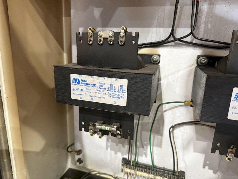 CONTROLLED AUTOMATION ELECTRICAL CONTROL PANEL, FROM MODEL #BFC-530 BEAM PUNCH LINE: STOCK #24124