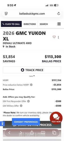 2026 GMC YUKON XL DENALI ULTIMATE : YOBRO #26370
