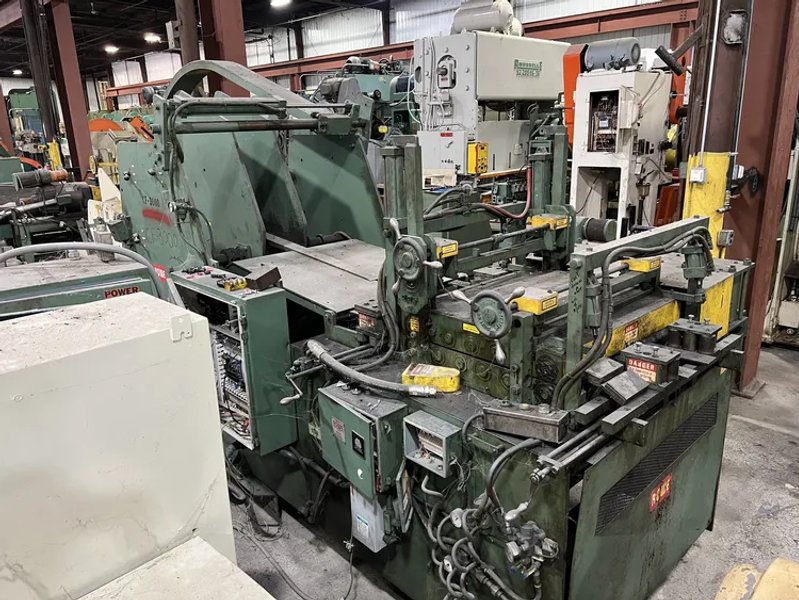 ROWE 4,000 LB X 30" X .150" CRADLE TYPE SERVO FEED LINE, STOCK# 13476J
