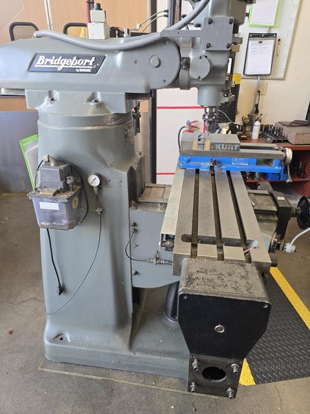 HARDINGE-BRIDGEPORT SERIES I Vertical Miller - 2HP, Newall DRO, Power Feeds, Kurt Vise