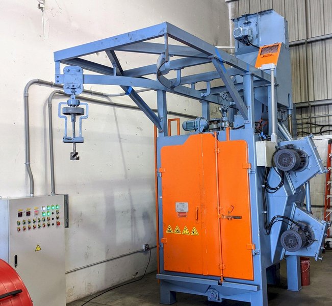 New Automatic "Y" Spinner Hanger Shot Blast Machine
