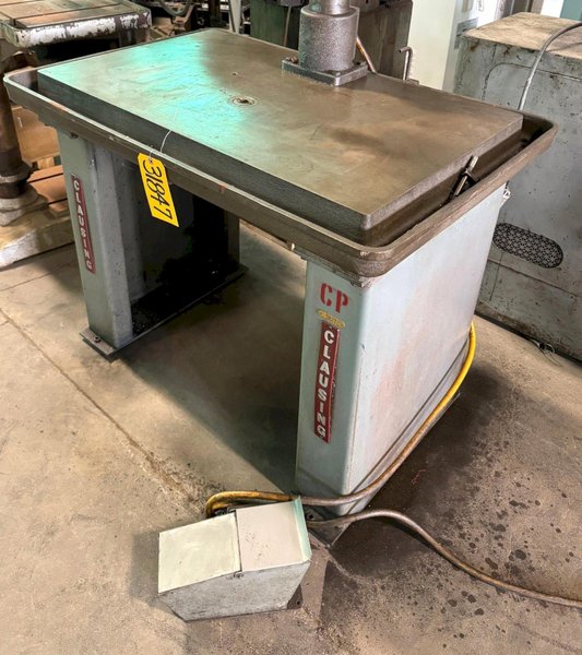 20" Clausing Single Spindle Drill, High Column, 24" x 40" Tbl., 3 MT, 1.5 HP