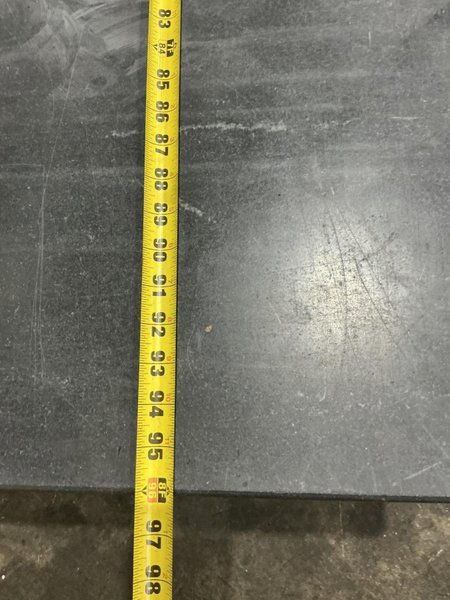 8' X 4' X 5" THICK BLACK GRANITE PRECISION INSPECTION TABLE: YOBRO #26198