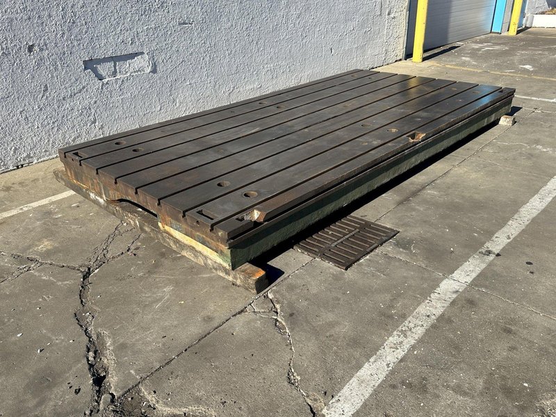 80" X 157" X 13" G &amp; L T SLOTTED FLOOR PLATE:  STOCK #76803