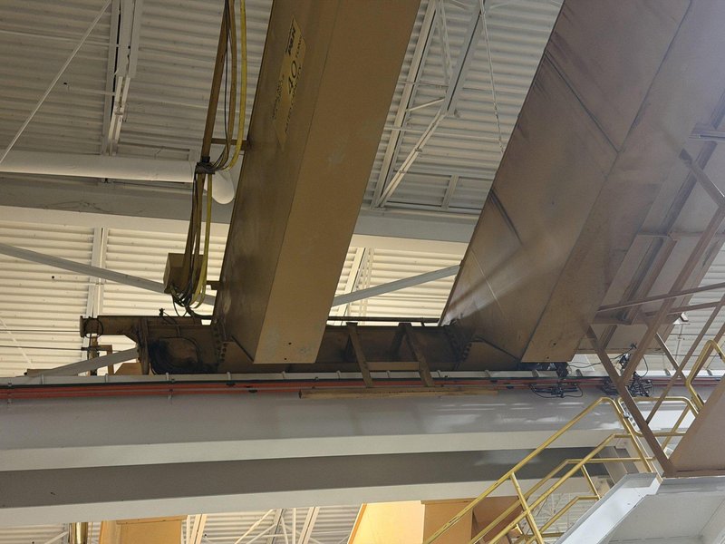 40 TON x 97' P&amp;H CLASS D OVERHEAD DOUBLE GIRDER BRIDGE CRANE: YOBRO #26429