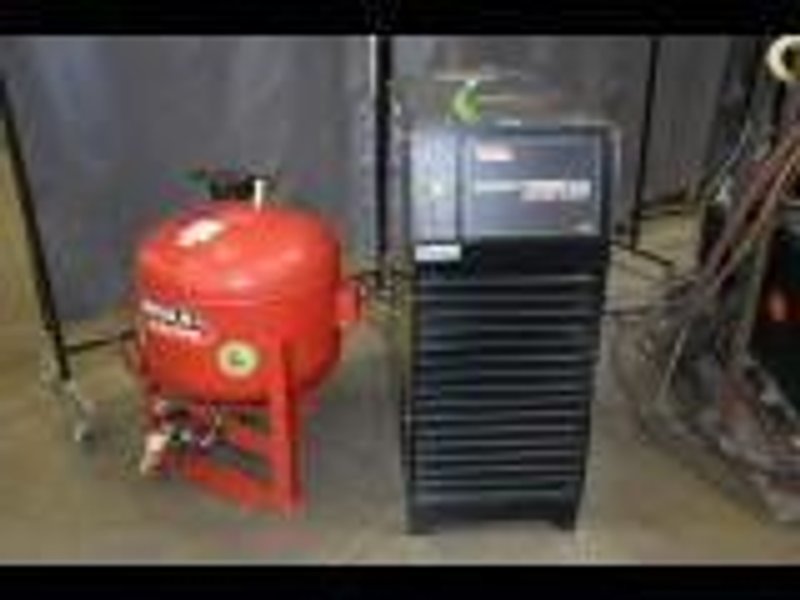 120" X 3/8" PANDJIRIS MODEL 120I-50 SEAM WELDER WITH LINCOLN POWERWAVE: STOCK # 71485