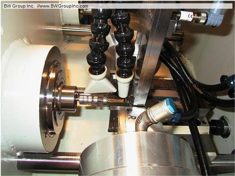 Wafios Umformtechnik - Nutap Model MAS-14F (14mm) High Precision High Speed Two Spindle Automatic Nut Tapper