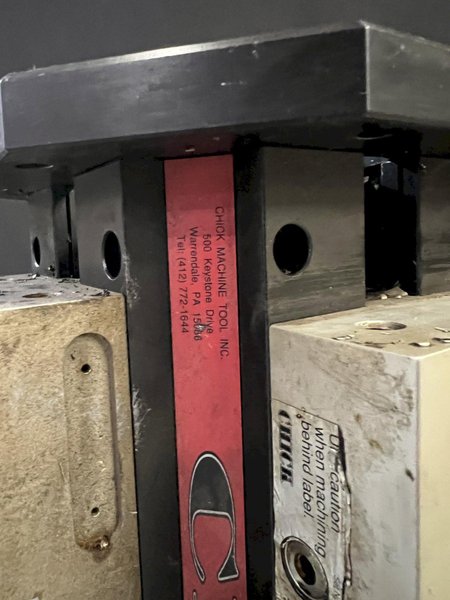 Chick ML4B08 Aluminum Workholding Vise Tombstone | 12" Base | 3x 4" Vices