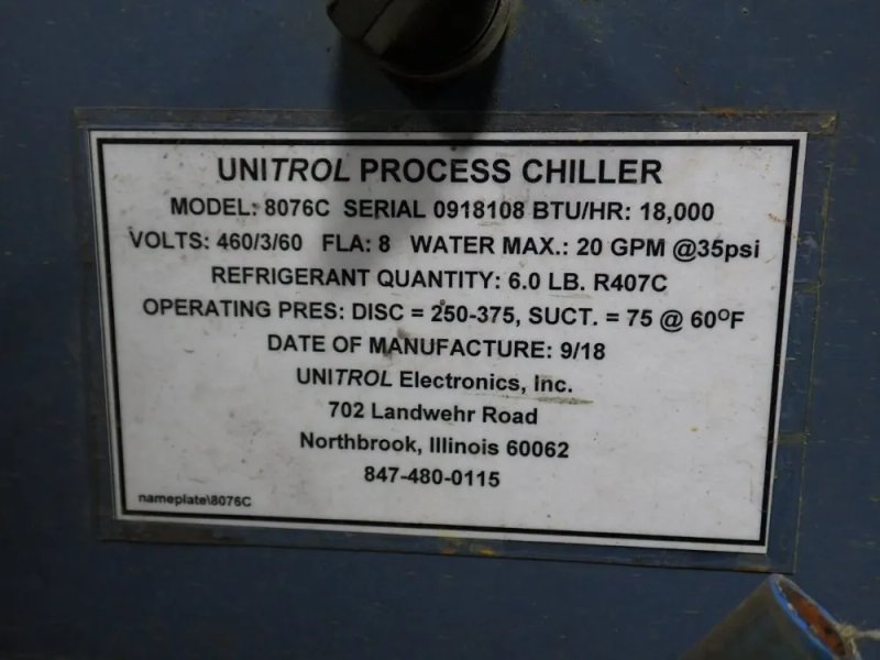 Unitrol Chiller  - 8076c