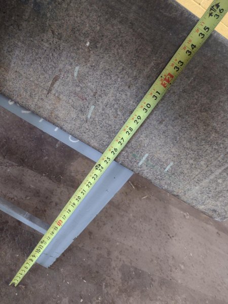 8' X 4' X 10" CHALLENGE PRECISION LAYOUT INSPECTION GRANITE TABLE: STOCK #23798