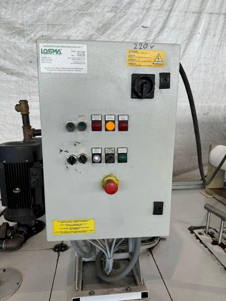 24" LOSMA MASTER MEDI-600 PAPER BAND COOLANT FILTRATION SYSTEM. (NEW IN 2013) STOCK # 0685224