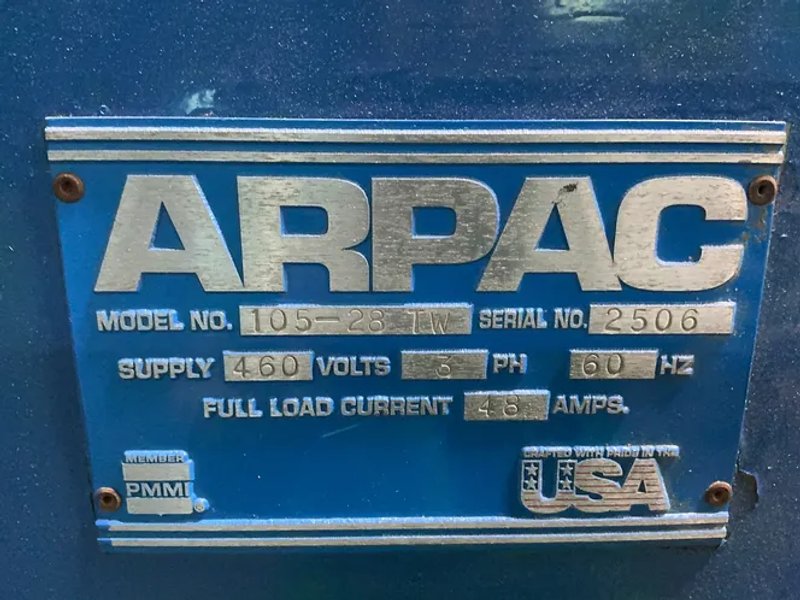 Arpac 17” And 27.5” Conveyors Inline Shrink Bundler - 105-28 Tw